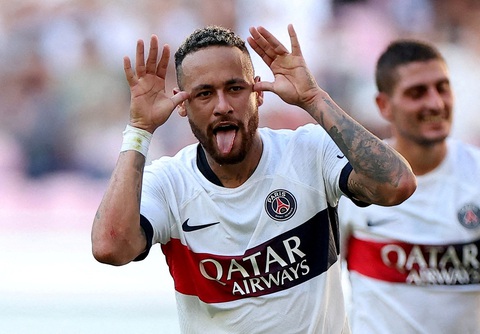 Neymar đòi rời PSG vì ngán ngẩm nội tình - Ảnh 1. Neymar vẫn thi đấu cho PSG trong các trận giao hữu mùa hè - Ảnh: REUTERS