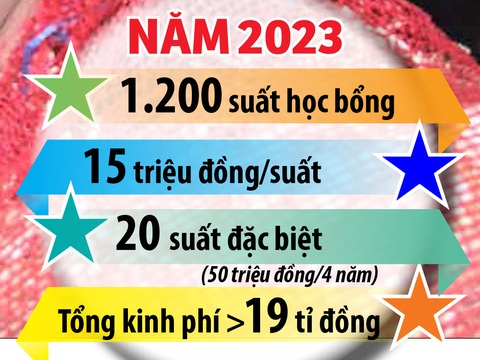 Đồ họa học bổng Tiếp sức đến trường 2023 Tân sinh viên gặp khó, có Tuổi Trẻ - Ảnh 4.