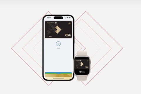 Techcombank giới thiệu Apple Pay đến khách hàng - Ảnh 1. Techcombank giới thiệu Apple Pay đến khách hàng - Ảnh: TCB
