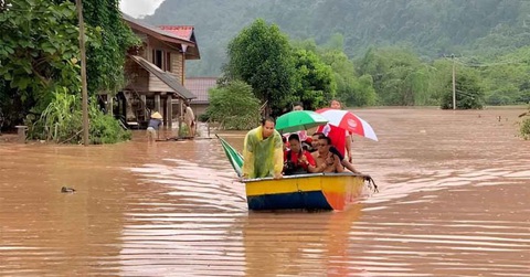 Lào: Lũ lụt và sạt lở đất gây nhiều thiệt hại nghiêm trọng - Ảnh 2. Lở đất tại huyện Mouane, tỉnh Bolikhamxay đã khiến 2 người thiệt mạng - Ảnh: LAOTIAN TIMES