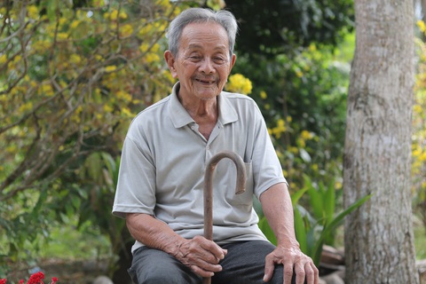 Tiêm ngừa - Ảnh 1. Ông ngoại năm nay gần 90 tuổi