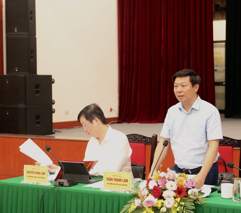 Ông Trần Thanh Lâm - Phó Trưởng ban Tuyên giáo Trung ương phát biểu tại hội nghị - Ảnh: BTC Ông Trần Thanh Lâm, phó trưởng Ban Tuyên giáo Trung ương, phát biểu tại hội nghị - Ảnh: BTC