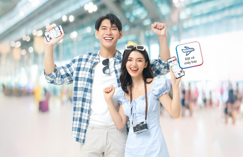 Đặt vé máy bay nhanh và tiết kiệm trên ứng dụng ngân hàng - Ảnh 3. Đặt vé máy bay nhanh và tiết kiệm trên ứng dụng ngân hàng - Ảnh 3.