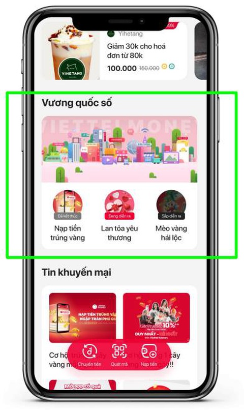 Viettel Money phiên bản 6.8 mang trải nghiệm số lên tầm cao mới - Ảnh 4. Viettel Money phiên bản 6.8 mang trải nghiệm số lên tầm cao mới - Ảnh 4.