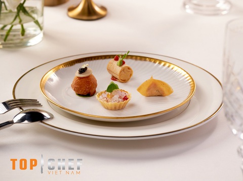 Tập 9 Top Chef Việt Nam 2023: Khi mắm tôm, kho quẹt… vào món ăn Pháp - Ảnh 4. Khai tiệc 4 món của Chef Trường Giang