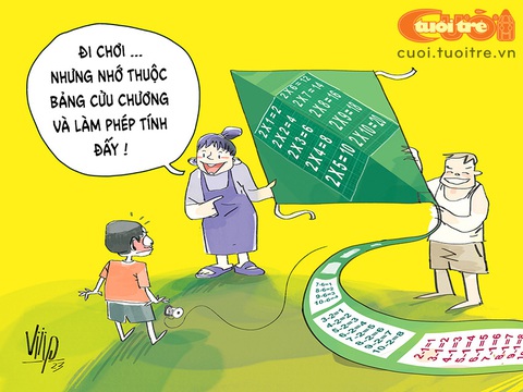 Vậy là nghỉ hè dữ chưa? - Ảnh 1. Vậy là nghỉ hè dữ chưa? - Tranh: Viiip