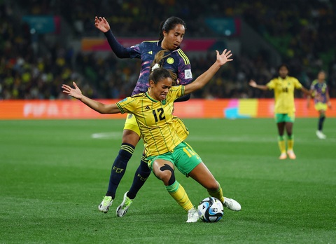 World Cup nữ 2023: Cạnh tranh và thú vị - Ảnh 1. Việc tuyển nữ Colombia và Jamaica gặp nhau ở vòng 16 đội thực sự là một bất ngờ - Ảnh: Reuters