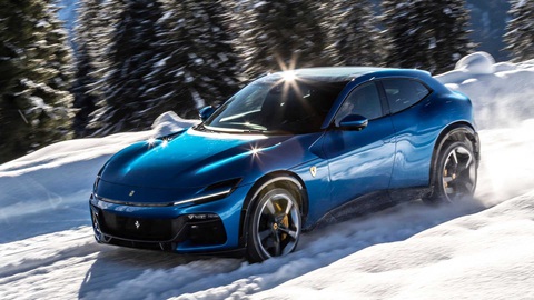 10 SUV tăng tốc nhanh nhất thế giới ở thời điểm hiện tại - Ảnh 5. 6. Ferrari Purosangue. Tốc độ tối đa: 309km/h, khả năng tăng tốc từ 0 - 96km/h: 3,3 giây. Khác biệt duy nhất giữa Purosangue và Urus Performante là tốc độ tối đa mẫu xe gắn logo ngựa chồm nhỉnh hơn 3 đơn vị - Ảnh: Motor1