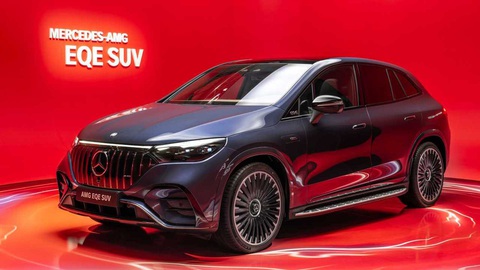 10 SUV tăng tốc nhanh nhất thế giới ở thời điểm hiện tại - Ảnh 2. 9. Mercedes-AMG EQE. Tốc độ tối đa: 240km/h, khả năng tăng tốc từ 0 - 96km/h: 3,4 giây. Ra mắt vào tháng 10-2022, AMG EQE lập tức trở thành một trong 10 SUV tăng tốc nhanh nhất thế giới với khả năng bứt tốc ngang các siêu xe chạy động cơ hàng đầu trước đây - Ảnh: Motor1