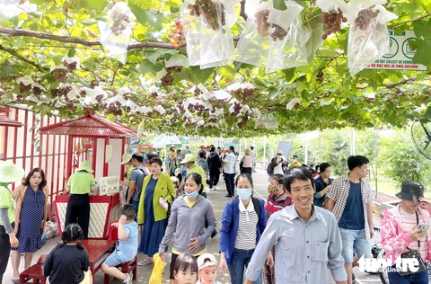 Khu vui chơi tại TP.HCM nhộn nhịp ngày đầu nghỉ lễ - Ảnh 1. Nông trại Suối Tiên Farm mang đến một không gian xanh mát đầy mới lạ trong lòng thành phố, thu hút du khách đến tham quan