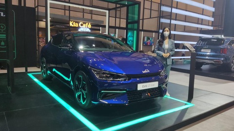 Nhà máy Kia ở Hàn Quốc tạm dừng sản xuất EV6, K5 một tuần do hỏa hoạn - Ảnh 2. Chưa rõ vụ hỏa hoạn có ảnh hưởng đến khả năng Kia EV6 chính thức đến Việt Nam hay không - Ảnh: Otosia