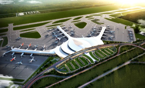 Đưa hệ thống sân bay Việt Nam cất cánh - Ảnh 4. Phối cảnh nhà ga sân bay Long Thành