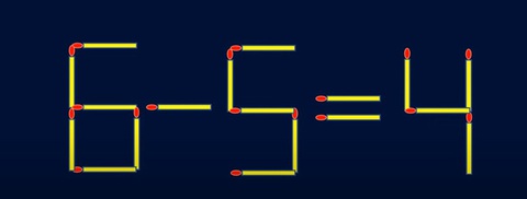 Thử tài IQ: Di chuyển một que diêm để 9-2=9-4 thành phép tính đúng - Ảnh 7. Thử tài IQ: Di chuyển một que diêm để 9-2=9-4 thành phép tính đúng - Ảnh 7.