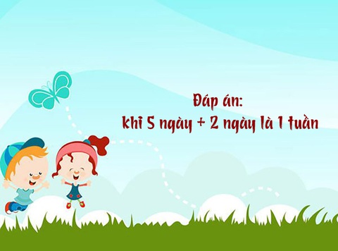 Câu đố hack não: Khi nào 5+2 =1? - Ảnh 1.