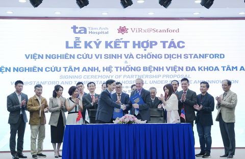 Lễ ký kết hợp tác giữa Viện nghiên cứu Tâm Anh và Viện nghiên cứu Vi sinh & Chống dịch Stanford. Ảnh: Đ.H Lễ ký kết hợp tác giữa Viện nghiên cứu Tâm Anh và Viện nghiên cứu vi sinh & chống dịch Stanford - Ảnh: Đ.H