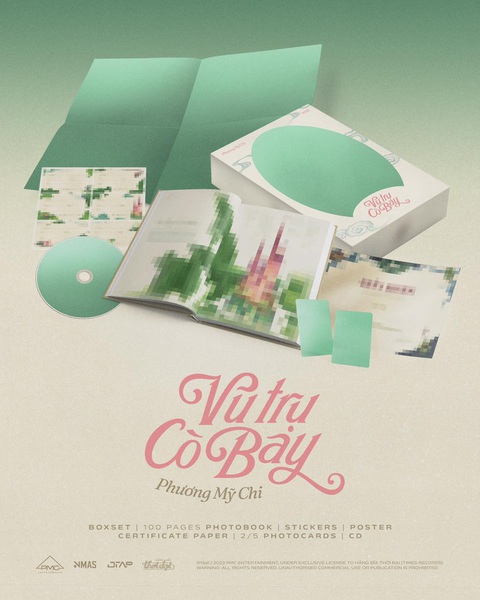 Album “Vũ trụ Cò bay" phiên bản vật lý Album Vũ trụ Cò bay phiên bản vật lý