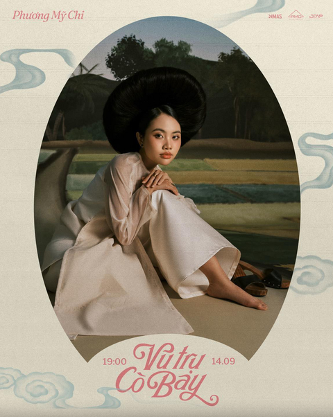Hình ảnh Phương Mỹ Chi mang đậm nét truyền thống trong album ‘Vũ trụ Cò bay’. Hình ảnh Phương Mỹ Chi mang đậm nét truyền thống trong album ‘Vũ trụ Cò bay’.
