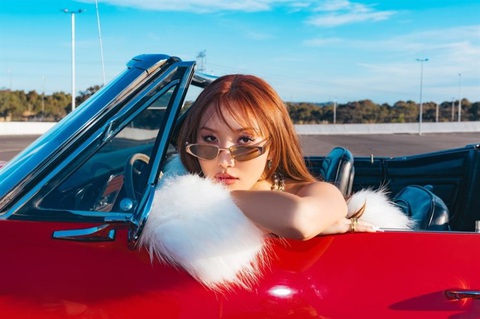 Ca sĩ Hwasa - Ảnh: Korea Times Ca sĩ Hwasa - Ảnh: Korea Times
