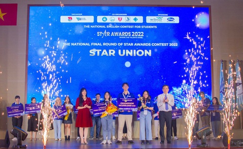 Đại học Quốc gia Hà Nội đăng cai mở sân chơi tiếng Anh cho sinh viên cả nước - Ảnh 1. Cuộc thi tiếng Anh "Star Awards 2023" không chỉ thu hút sinh viên khối Đại học Quốc gia, các đại học vùng, trường trọng điểm mà còn lan tỏa đến sinh viên trên cả nước - Ảnh: ĐHQG