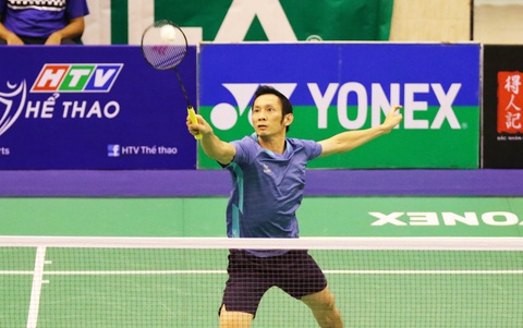 Nguyễn Tiến Minh thua ở vòng loại Giải cầu lông Vietnam Open 2023 - Ảnh 1. Nguyễn Tiến Minh sớm dừng bước ở Giải Vietnam Open 2023 - Ảnh: T.P.