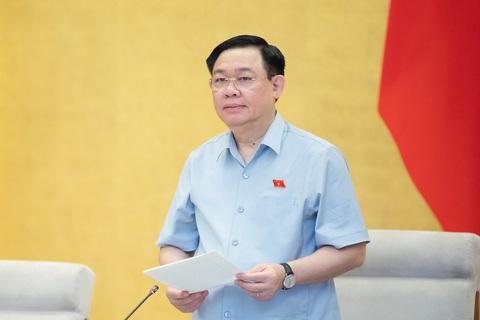 Thanh tra Chính phủ được trích bao nhiêu tiền thu hồi qua thanh tra? - Ảnh 1. Chủ tịch Quốc hội Vương Đình Huệ - Ảnh: GIA HÂN