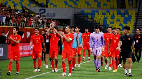 'Mọi tầng lớp xã hội đã tuyệt vọng với bóng đá nam Trung Quốc' - Ảnh 1. Đội tuyển Trung Quốc lại bị chỉ trích nặng nề - Ảnh: Getty Images