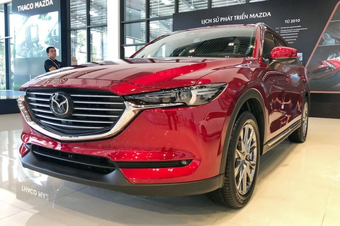 Tin tức giá xe: Mazda giảm giá hàng loạt xe tại Việt Nam - Ảnh 5. Giống Mazda6, CX-8 cũng chỉ giảm 5 triệu đồng cho phiên bản Premium - Ảnh: Đại lý Mazda/Facebook