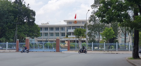 Thi tuyển phương án kiến trúc khu hành chính TP Cần Thơ - Ảnh 1. Trụ sở UBND thành phố Cần Thơ hiện tại - Ảnh: LÊ DÂN