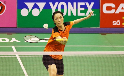 Vũ Thị Trang tưởng chừng đã có thể đánh bại Nguyễn Thùy Linh - Ảnh: T.P.