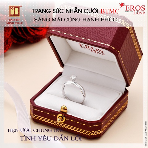 Các mẫu nhẫn cầu hôn, trang sức cưới đón đầu xu hướng năm 2023 - 2024 - Ảnh 2. Nhẫn cầu hôn cho tình yêu đích thực