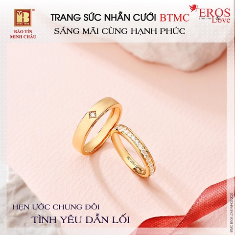 Các mẫu nhẫn cầu hôn, trang sức cưới đón đầu xu hướng năm 2023 - 2024 - Ảnh 3. Nhẫn cưới - tuyên ngôn cho tình yêu hạnh phúc vẹn tròn và viên mãn