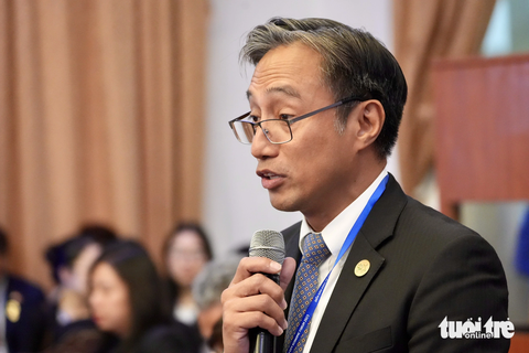 CEO quốc tế hiến kế gì cho TP.HCM phát triển kinh tế xanh? - Ảnh 5. Ông Erick Contreras - tổng giám đốc BASF Việt Nam