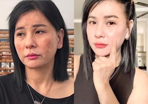Cát Phượng nổi đoá vì bị mạo danh hình ảnh làm quảng cáo - Ảnh 1. Hình ảnh Cát Phượng được sử dụng trong video quảng cáo sản phẩm chăm sóc da