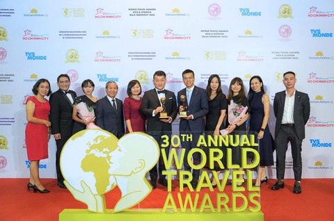 Ascott Vietnam nhận giải thưởng kép tại World Travel Awadrs 2023 - Ảnh 1. Ascott Vietnam nhận giải thưởng kép tại World Travel Awadrs 2023 - Ảnh 1.