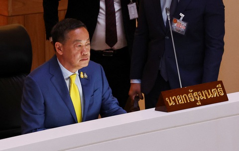 Thủ tướng Thái Lan: 'Tôi không đồng sử dụng cần sa để giải trí' - Ảnh 1. Thủ tướng Thái Lan Srettha Thavisin - Ảnh: REUTERS