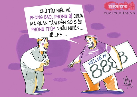 'Mỏ vàng' biển số đẹp tiền tỉ trước khi được khai thác đúng cách - Ảnh 1. Biển số đẹp thời "giao dịch gầm bàn" - Tranh: Viiip