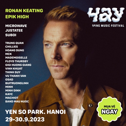 HAY FEST 2023 hứa hẹn bùng nổ với dàn nghệ sĩ 'siêu xịn' - Ảnh 3. Cựu thành viên nhóm nhạc Boyzone - Ronan Keating - Ảnh: BTC