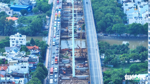 Gói thầy số 08 đang hối hả thi công Gói thầu số 08 đang hối hả thi công