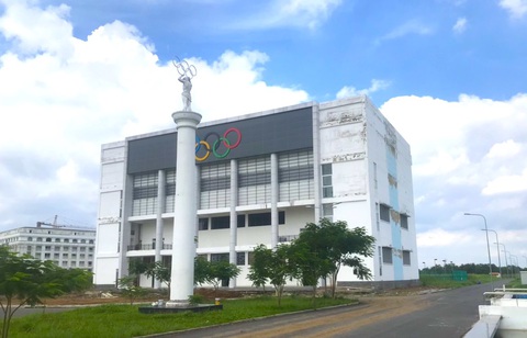 Trường đại học Mở TP.HCM mượn tạm cơ sở Nhà Bè - Ảnh 1. Cơ sở Nhà Bè của Trường đại học Sư phạm Thể dục thể thao TP.HCM - Ảnh: THANH SƠN