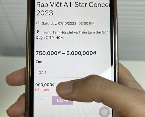 Dân tình đổ xô săn vé concert Rap Việt để được ăn tối cùng Double2T và 24k.Right - Ảnh 3. Hạng vé GA đã được fan mua hết sau 2 tuần mở bán chính thức
