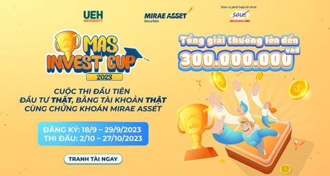 MASinvest Cup 2023: Cơ hội vàng cho nhà đầu tư chứng khoán trẻ - Ảnh 1. Tổng giá trị giải thưởng của MASinvest Cup 2023 lên tới 300 triệu đồng