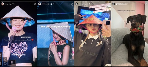 Các thành viên đội nón lá, dùng tiếng Việt khiến fan vô cùng hạnh phúc - Ảnh: Instagram nhân vật Các thành viên đội nón lá, dùng tiếng Việt khiến fan thích thú, hạnh phúc - Ảnh: Instagram nhân vật