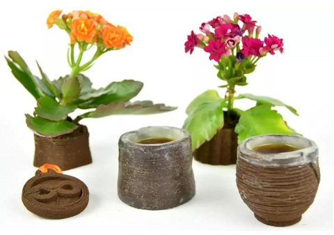 In 3D bã cà phê để tạo ra các sản phẩm trang sức, ly uống espresso - Ảnh 1. Những sản phẩm được in 3D từ bã cà phê - Ảnh: Scitech Daily