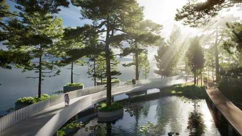 Nhà sáng lập Ecopark tiên phong phát triển bất động sản Blue Zones - Ảnh 5. Mỗi cung đường đều có chức năng trị liệu khác nhau