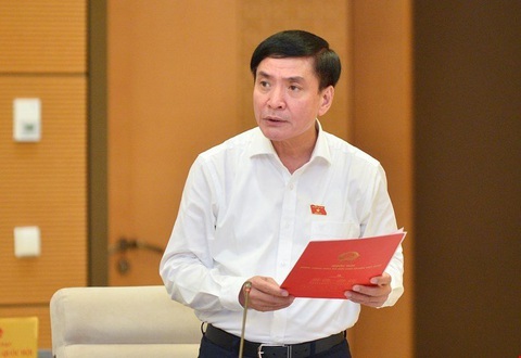 Quốc hội dự kiến lấy phiếu tín nhiệm tại 3 phiên họp tại kỳ thứ 6 - Ảnh 1. Tổng thư ký Quốc hội Bùi Văn Cường - Ảnh: GIA HÂN