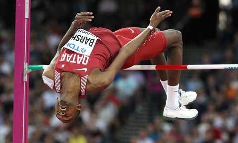 8 vận động viên đáng xem nhất ở Asiad 19 - Ảnh 1. Vận động viên Mutaz Essa Barshim được kỳ vọng sẽ đoạt HCV nhảy cao ở Asiad 19 - Ảnh: Getty