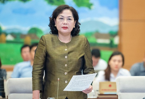 Thống đốc Nguyễn Thị Hồng nói về xử lý sở hữu chéo giữa các ngân hàng - Ảnh 1. Thống đốc Nguyễn Thị Hồng - Ảnh: GIA HÂN