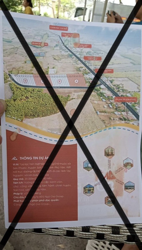 Lãnh đạo UBND huyện Sơn Hòa nói "dự án Sơn Phước New City" của Ngô Gia Group đang kêu gọi góp vốn đầu tư giống cách làm ăn của Công ty Alibaba trước đây - Ảnh: UBND huyện Sơn Hòa Lãnh đạo UBND huyện Sơn Hòa nói "dự án Sơn Phước New City" của Ngô Gia Group đang kêu gọi góp vốn đầu tư giống cách làm ăn của Công ty Alibaba trước đây - Ảnh: UBND huyện Sơn Hòa