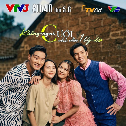 Phim giờ vàng của Hoàng Thùy Linh chưa lên sóng bị chê tơi tả - Ảnh 1. Poster phim Yêu không ngại cưới, chỉ cần 1 lý do!