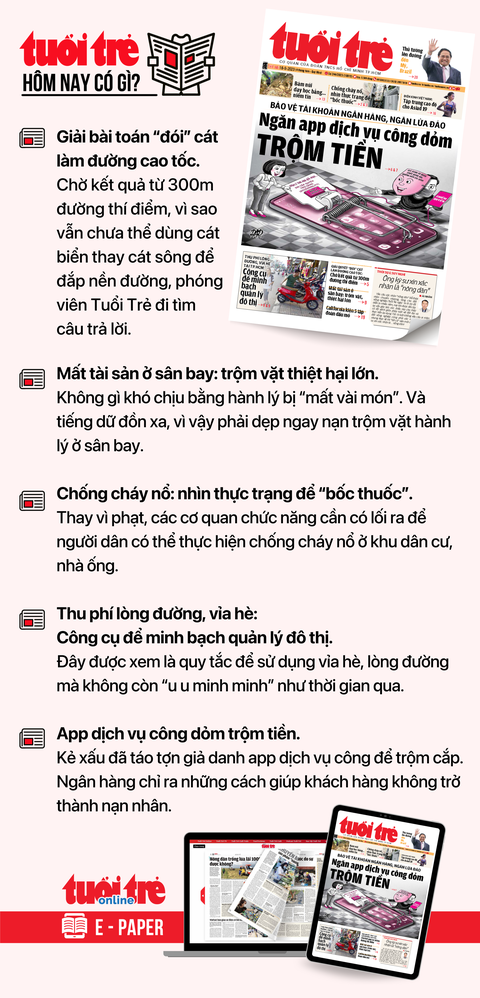 Tin tức sáng 18-9: Sáng nay Hà Nội mặc niệm nạn nhân vụ cháy chung cư mini - Ảnh 7. Tin tức chính trên Tuổi Trẻ nhật báo hôm nay 18-9. Để đọc Tuổi Trẻ báo in phiên bản E-paper, mời bạn đăng ký Tuổi Trẻ Sao TẠI ĐÂY